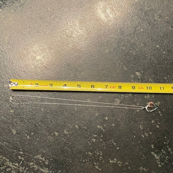 Beautiful Silver Heart and Rose Gold Horse Pendant Necklace (NWOT) - Picture 5 of 16